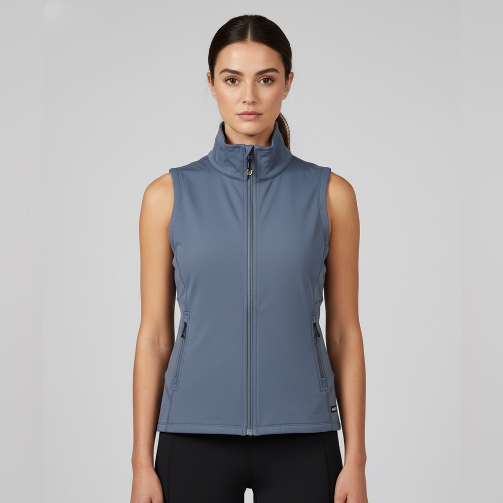 Kerrits Blue Athletic Stretchy Zip Up Equestrian Vest Women's Medium